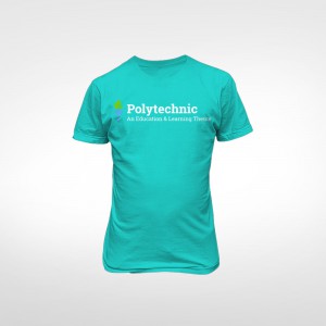 T-Shirt-Poly-Light-Blue T-Shirt-Poly-Light-Blue